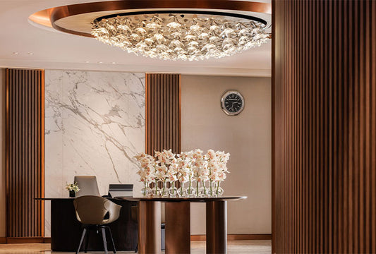 Le Lalique Interior Design Studio illumine le nouveau salon SilverKris de Singapore Airlines