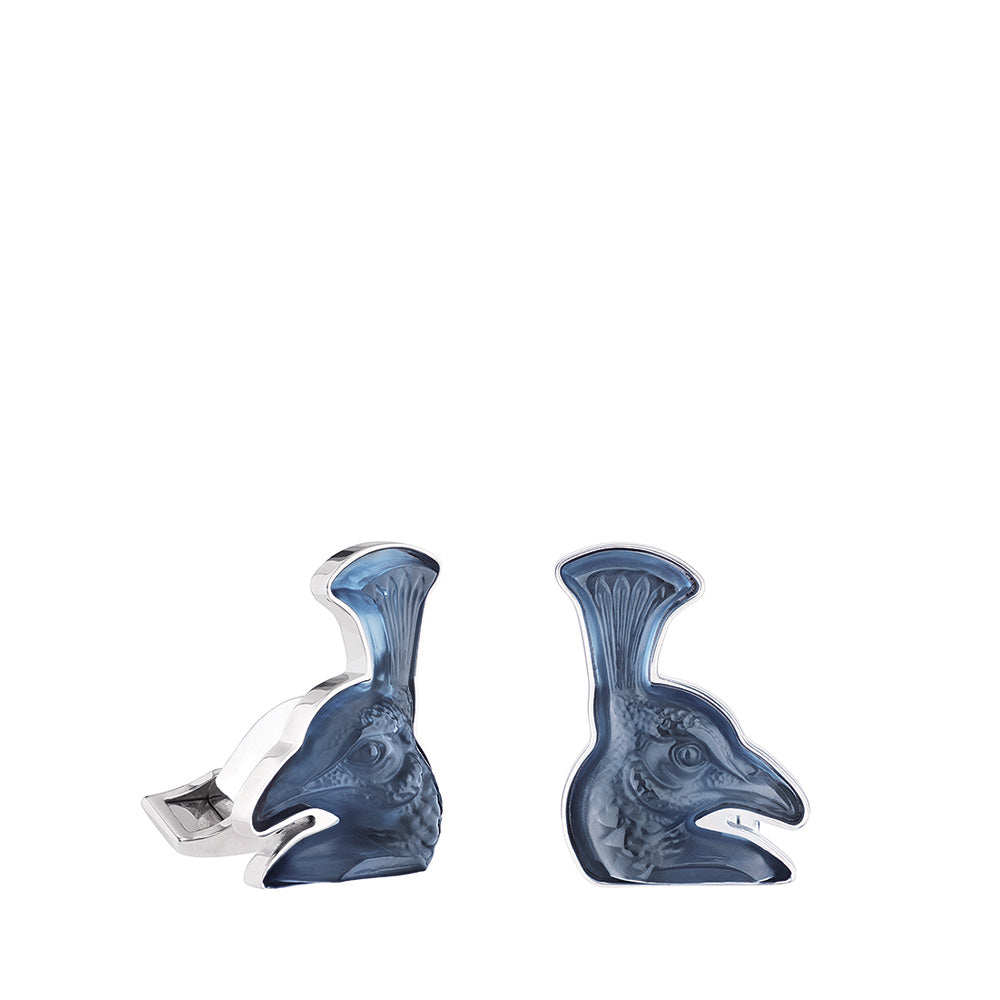 Boutons de Manchettes Mascottes Paon