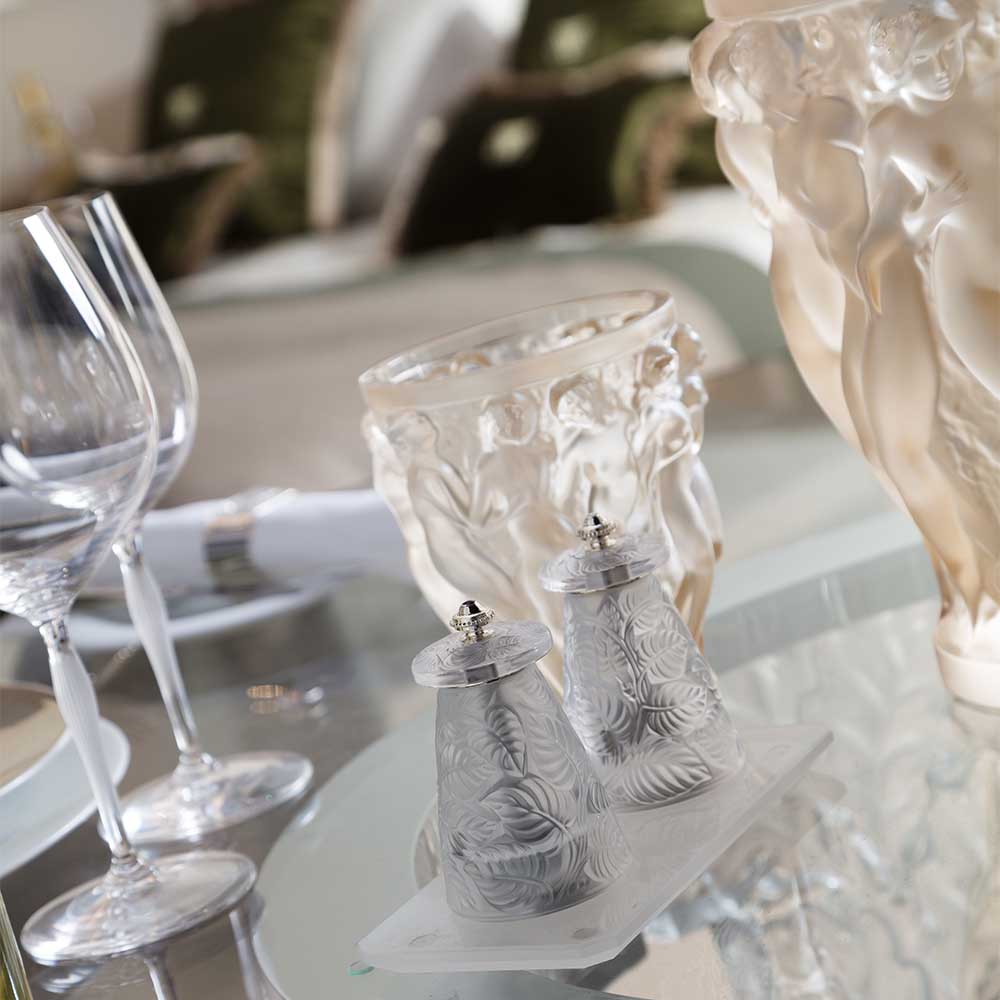 Feuilles pepper & salt grinders