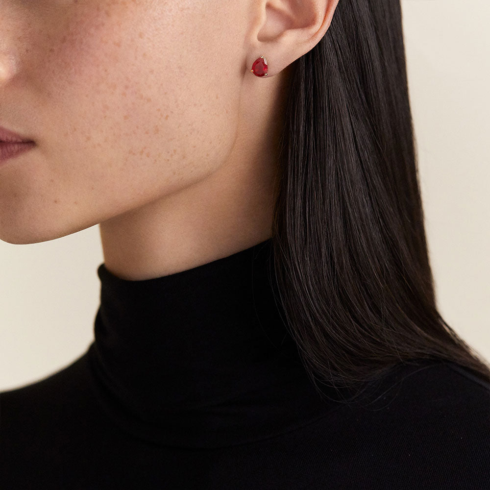 Boucles d'Oreilles L'Oiseau de Feu Petit Modèle