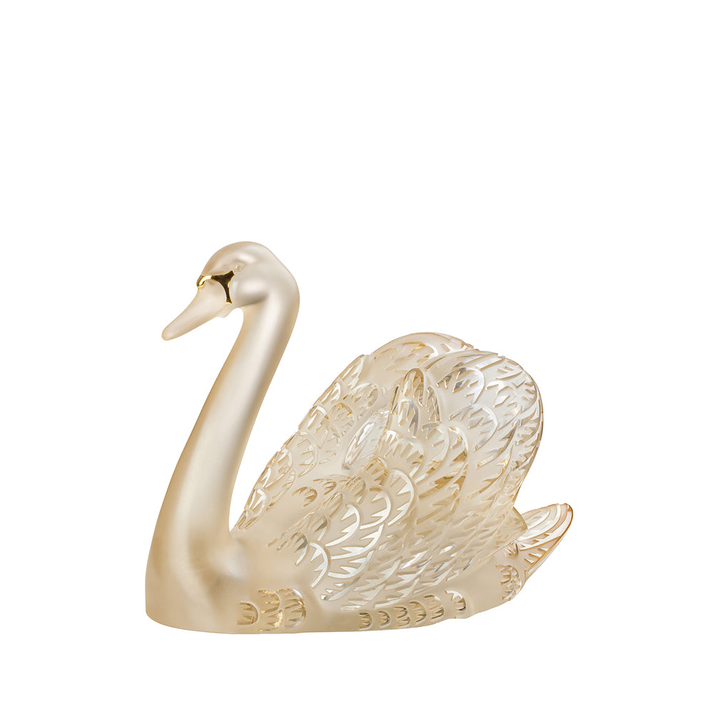 Swan head up sculpture