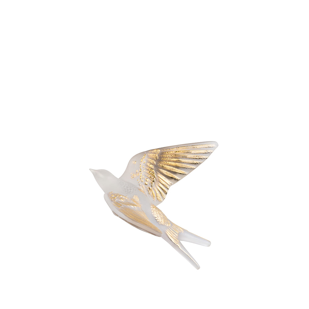 Swallow wings up wall sculpture – Lalique France