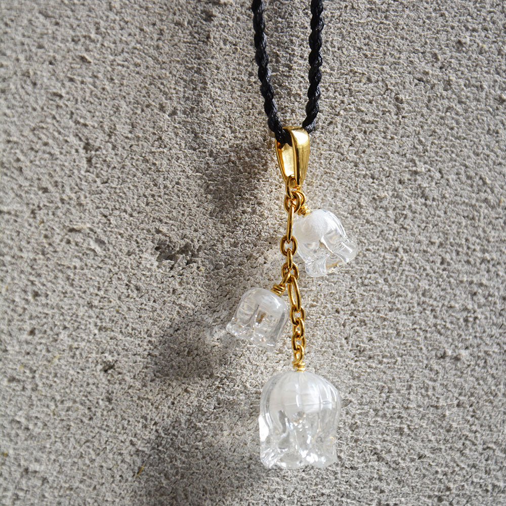 Muguet Pendant 3 crystals