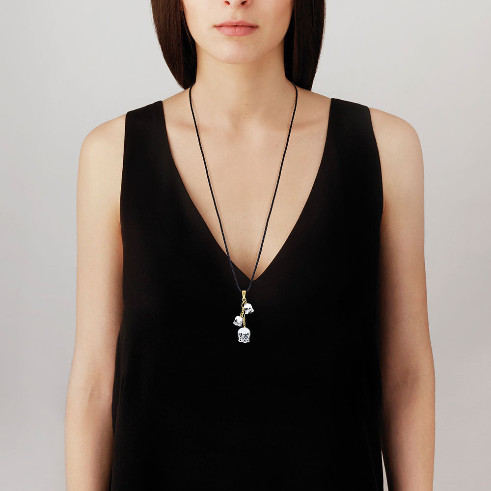 Pendentif Muguet 3 cristaux