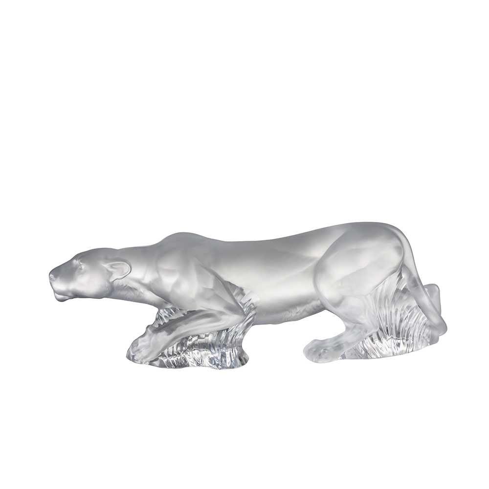 Timbavati Lioness sculpture – Lalique France