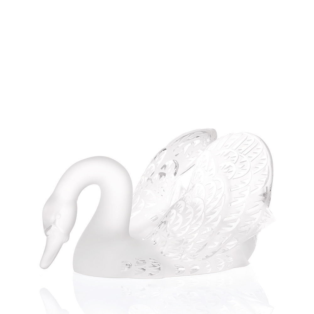 Vintage Lalique buy France Swans Crystal Ring Stand