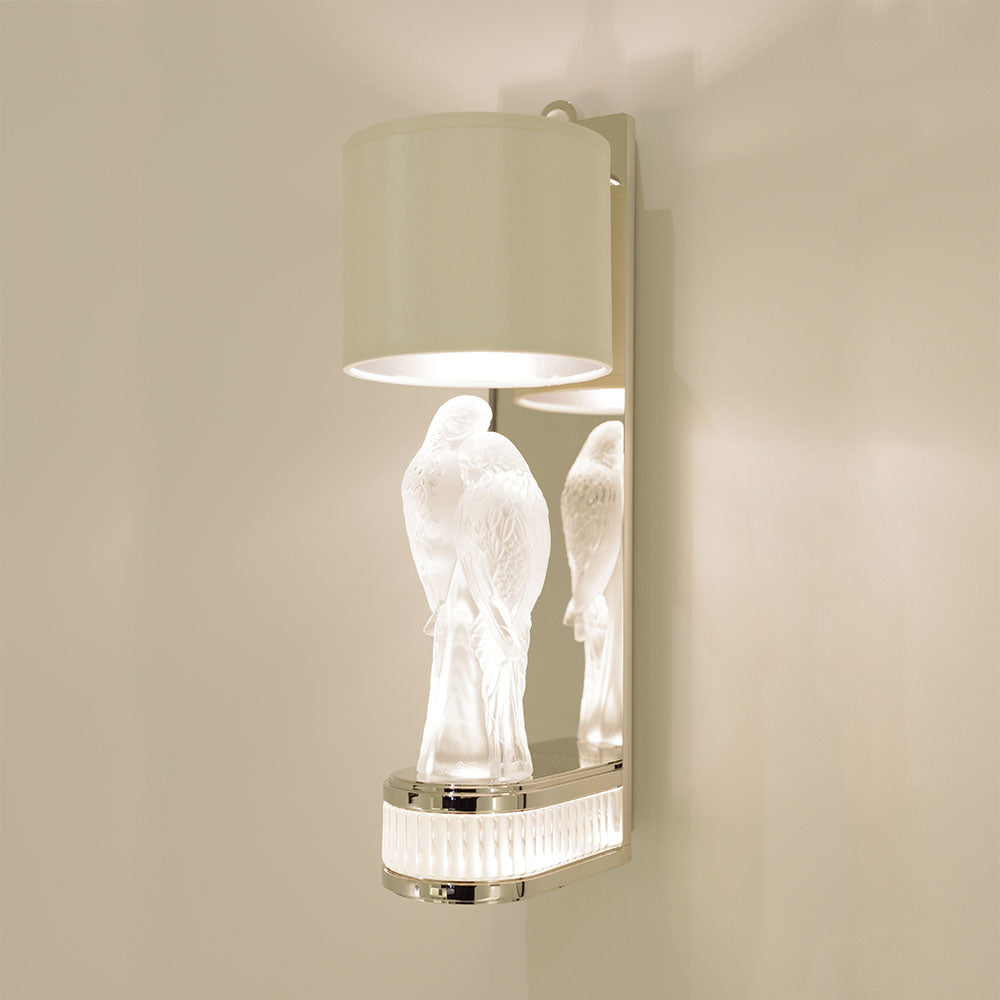 2 Perruches wall sconce by Pierre-Yves Rochon