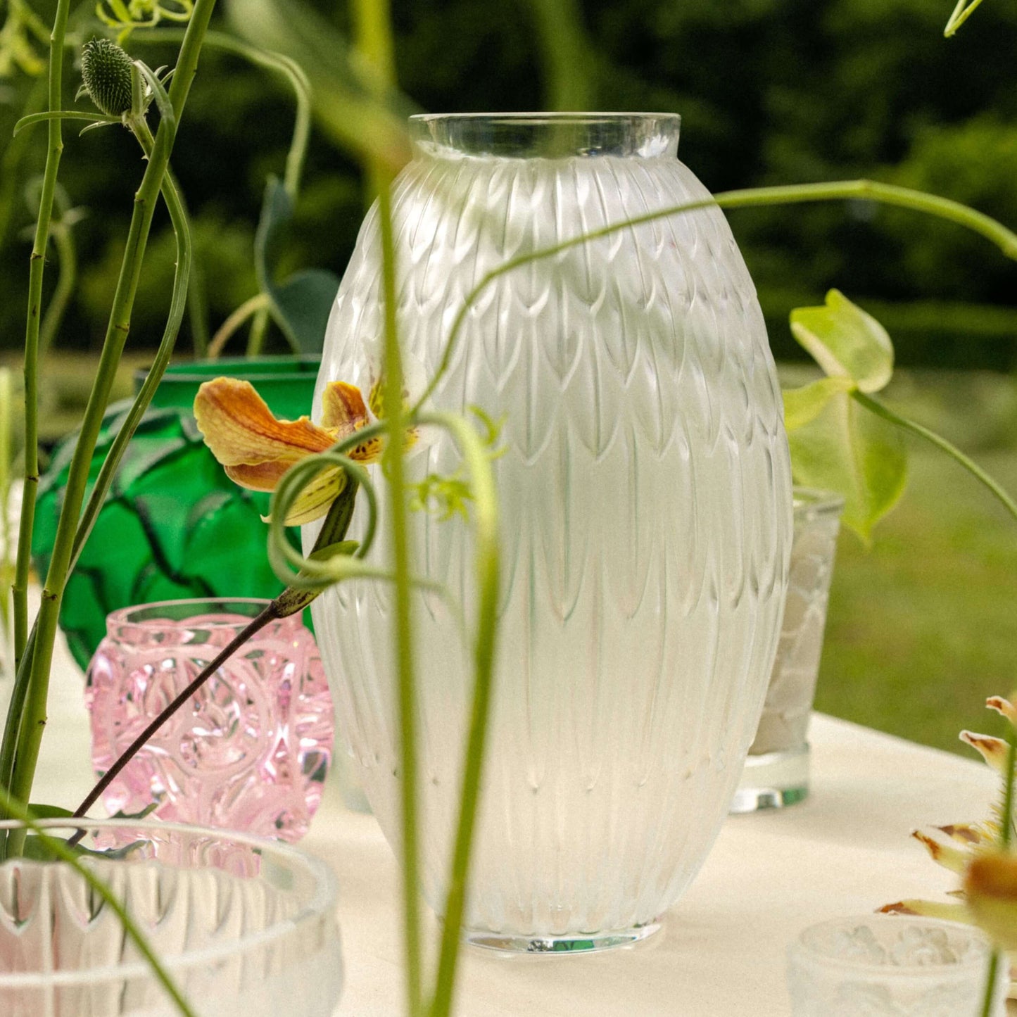 Plumes Grand Vase