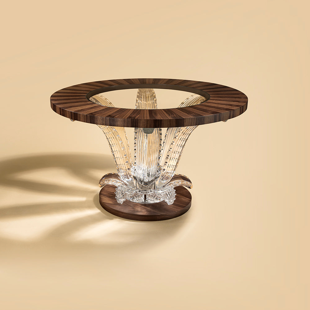 Table basse Cactus noyer petit modèle