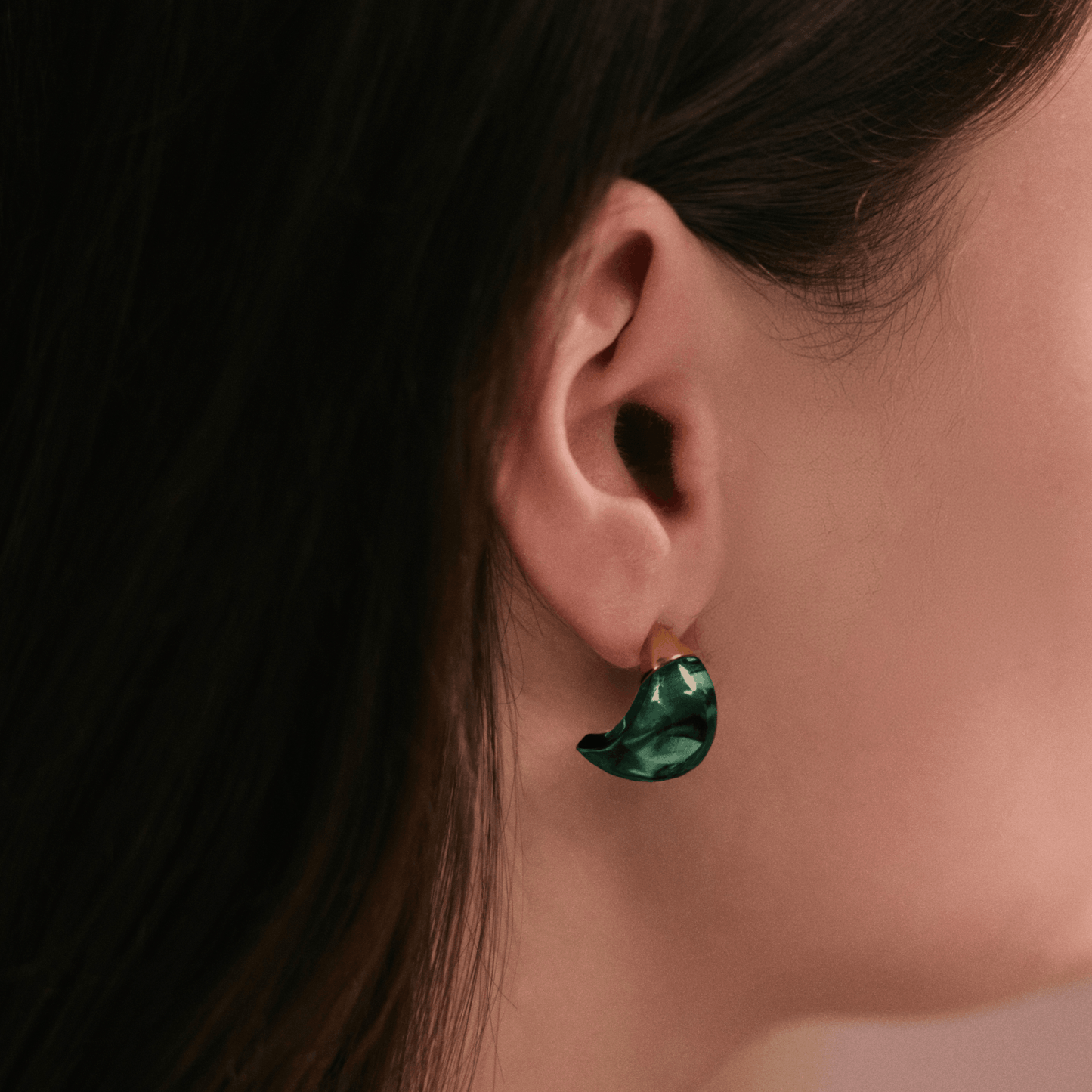 Cabochon earrings