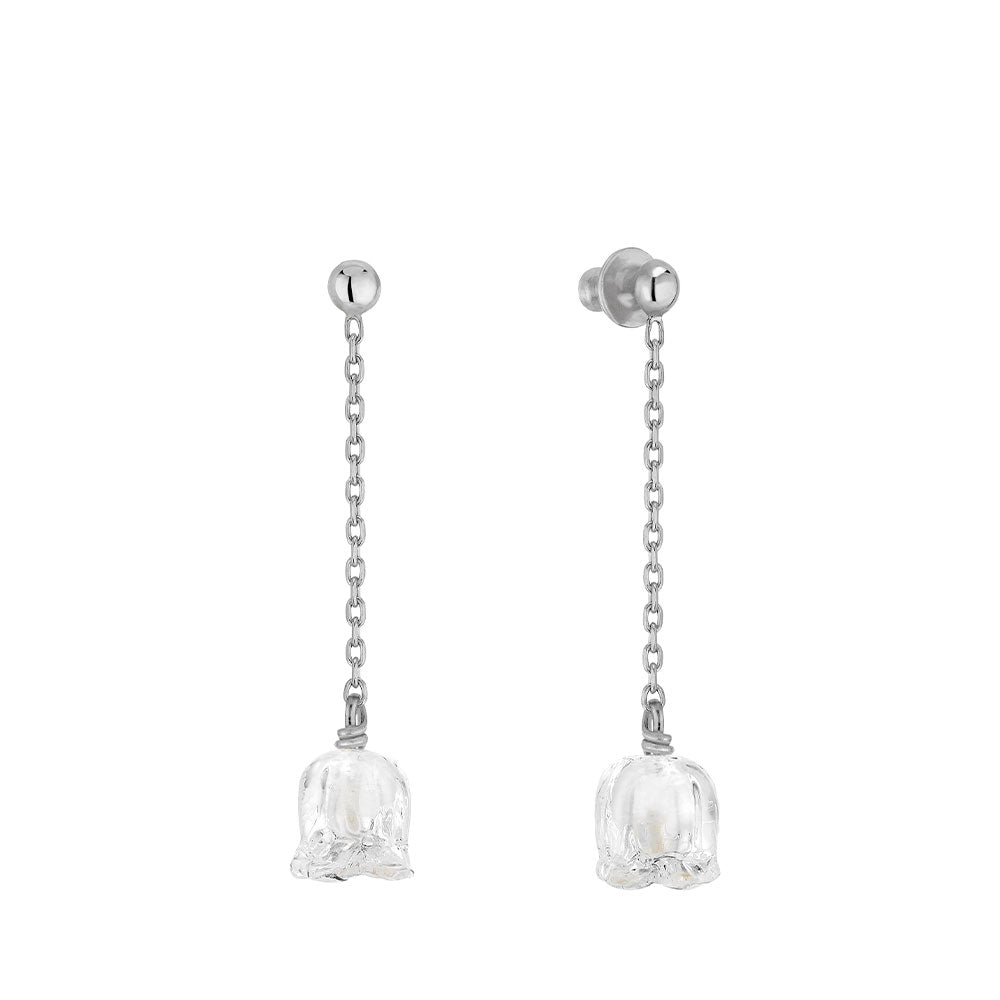 Boucles d'Oreilles Muguet Pendantes