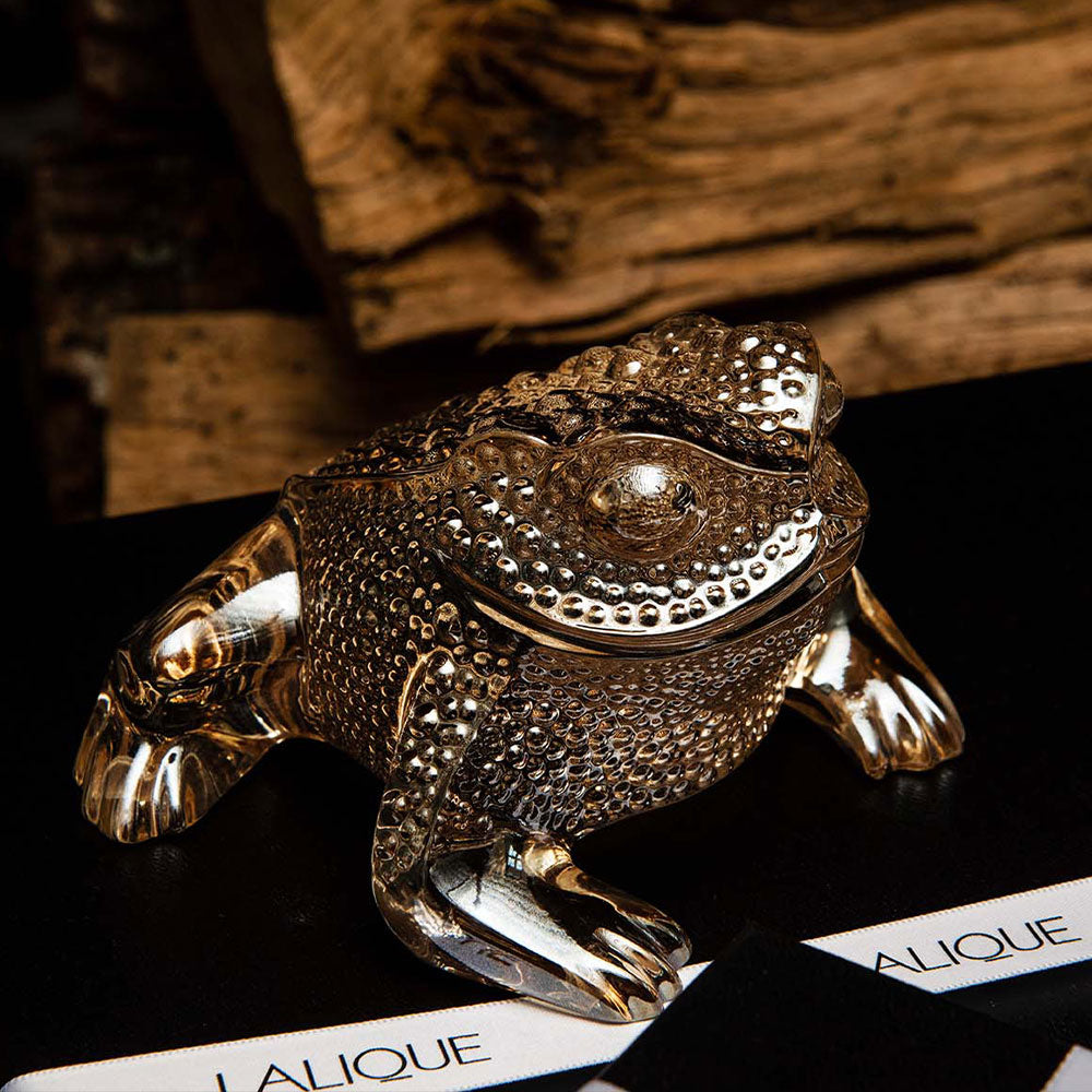 LALIQUE ラリック　亀　置物 Gregoire Toad sculpture – Lalique France