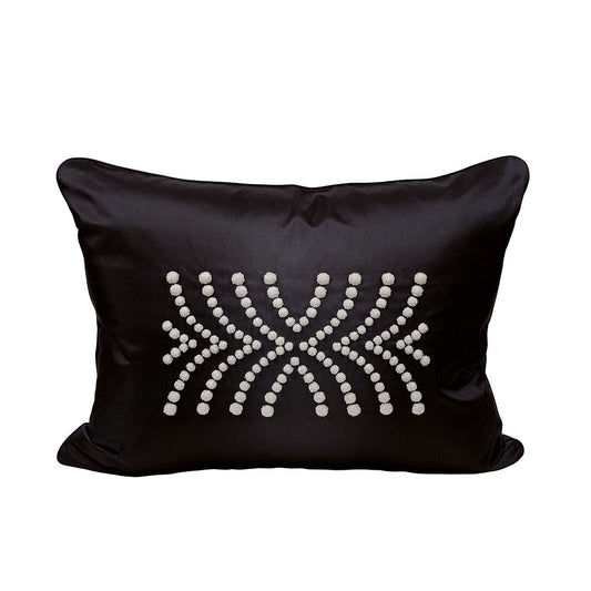 Demi Coutard beaded large cushion