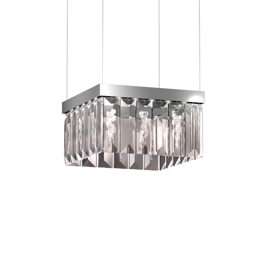 Serene 24 Prisms Chandelier, Square