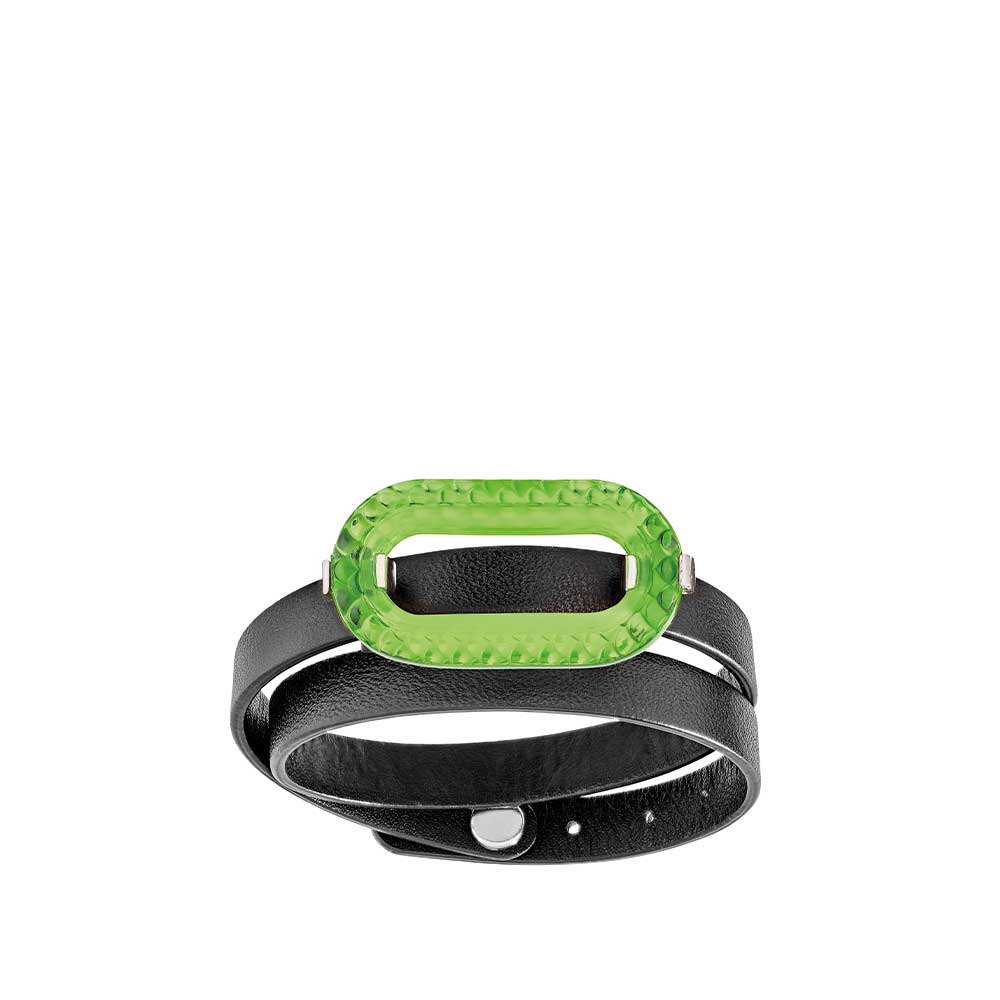 ラリック　Lalique レザー　ブレスレット ラリック Lalique レザー ブレスレット