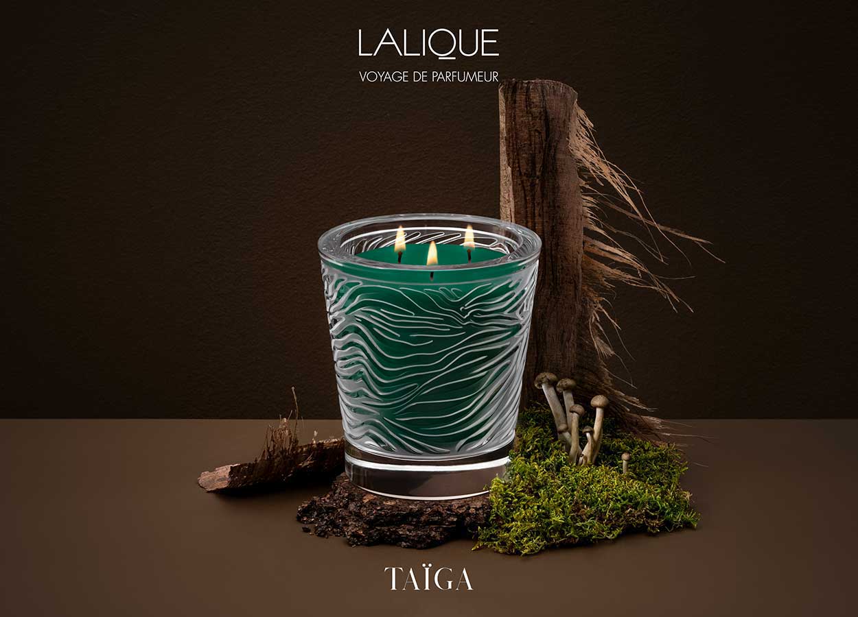 Taïga Crystal Scented Candle – Lalique France