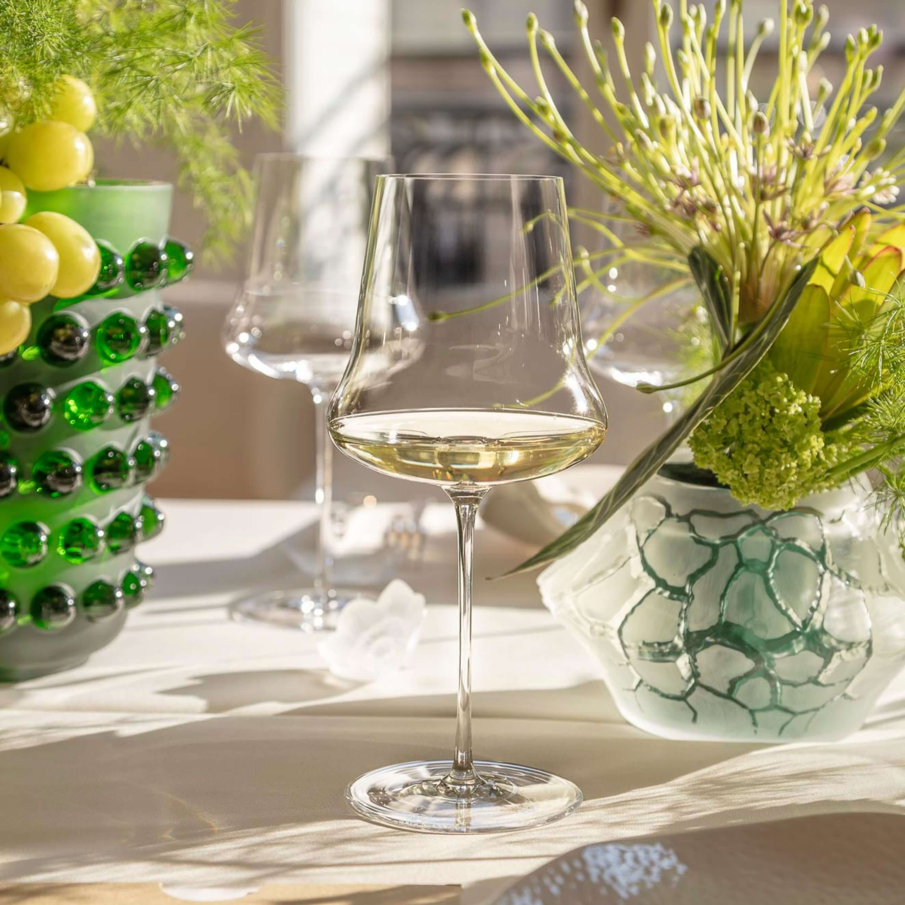 LALIQUE Bourgueilワイングラス 1er Cru, Set of 2 wine glasses – Lalique France