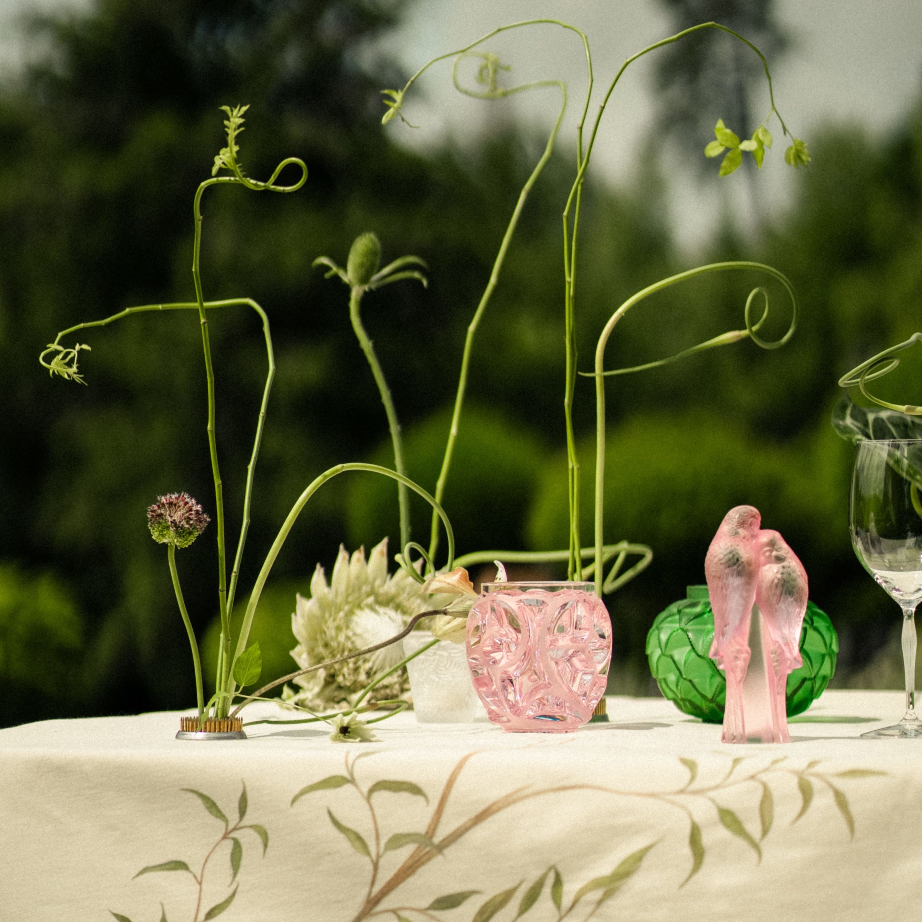 2 Parakeets Sculpture – Lalique France