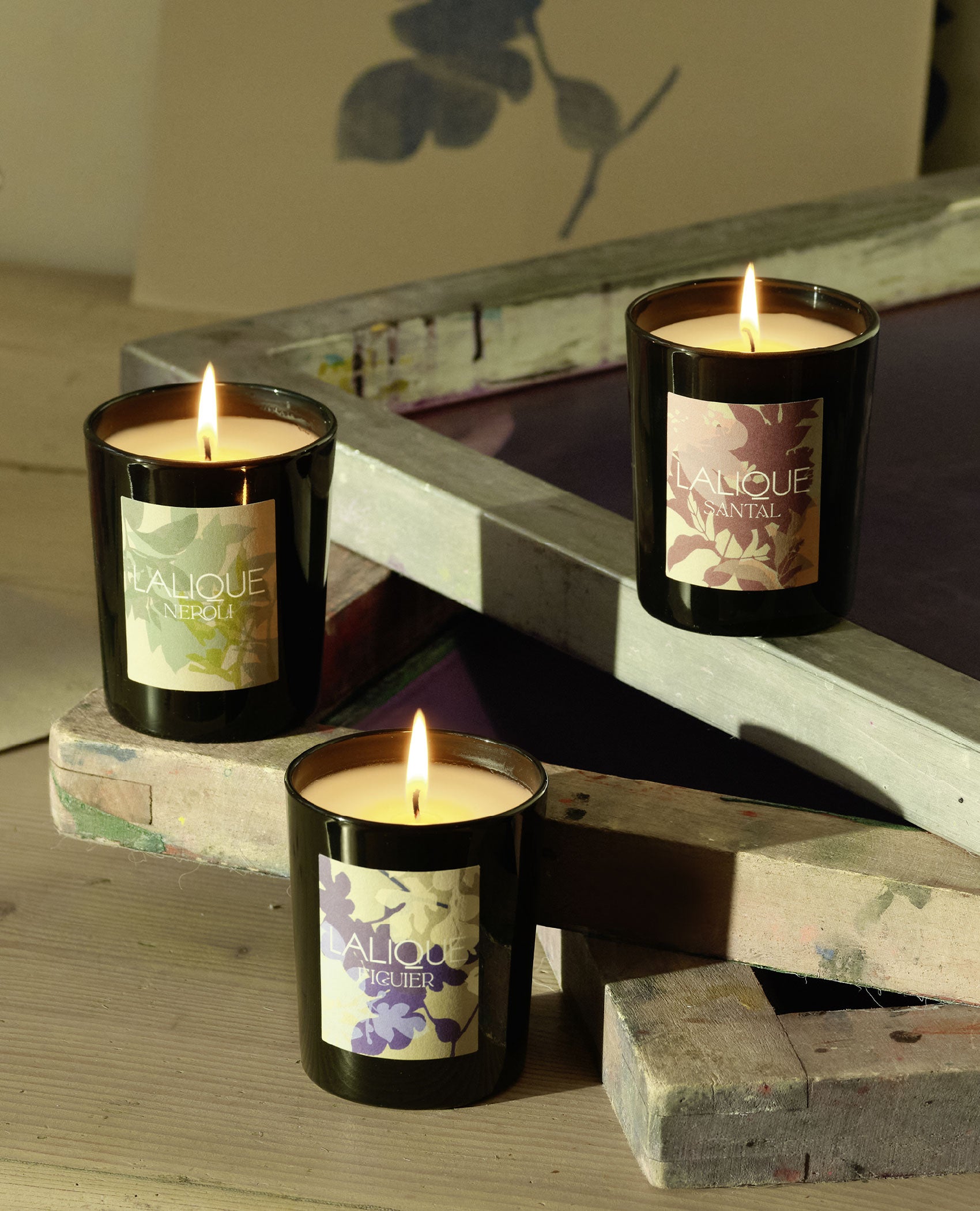 ラリック ルームキャンドル 4個セット VOYAGE DE PARFUMEUR ラリック ルームキャンドル 4個セット VOYAGE DE PARFUMEUR