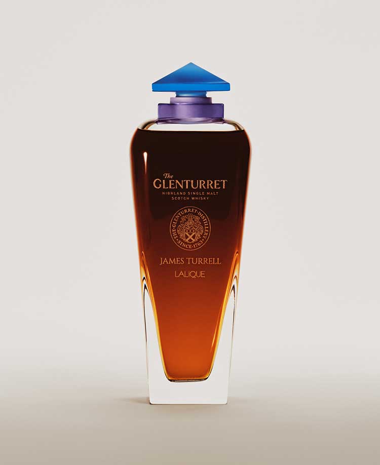 Carafe Eight Decades pas James Turrell x Lalique x The Glenturret