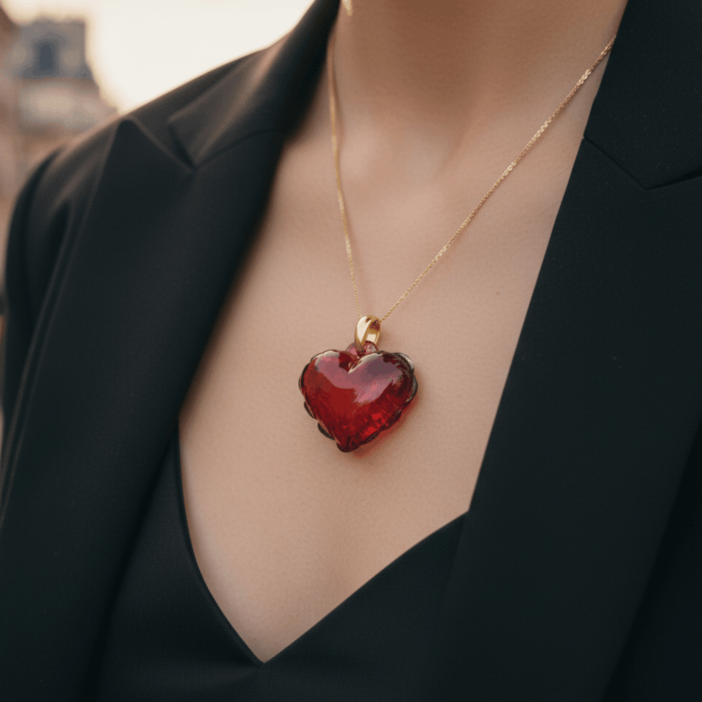 Pendentif souffle d'amour