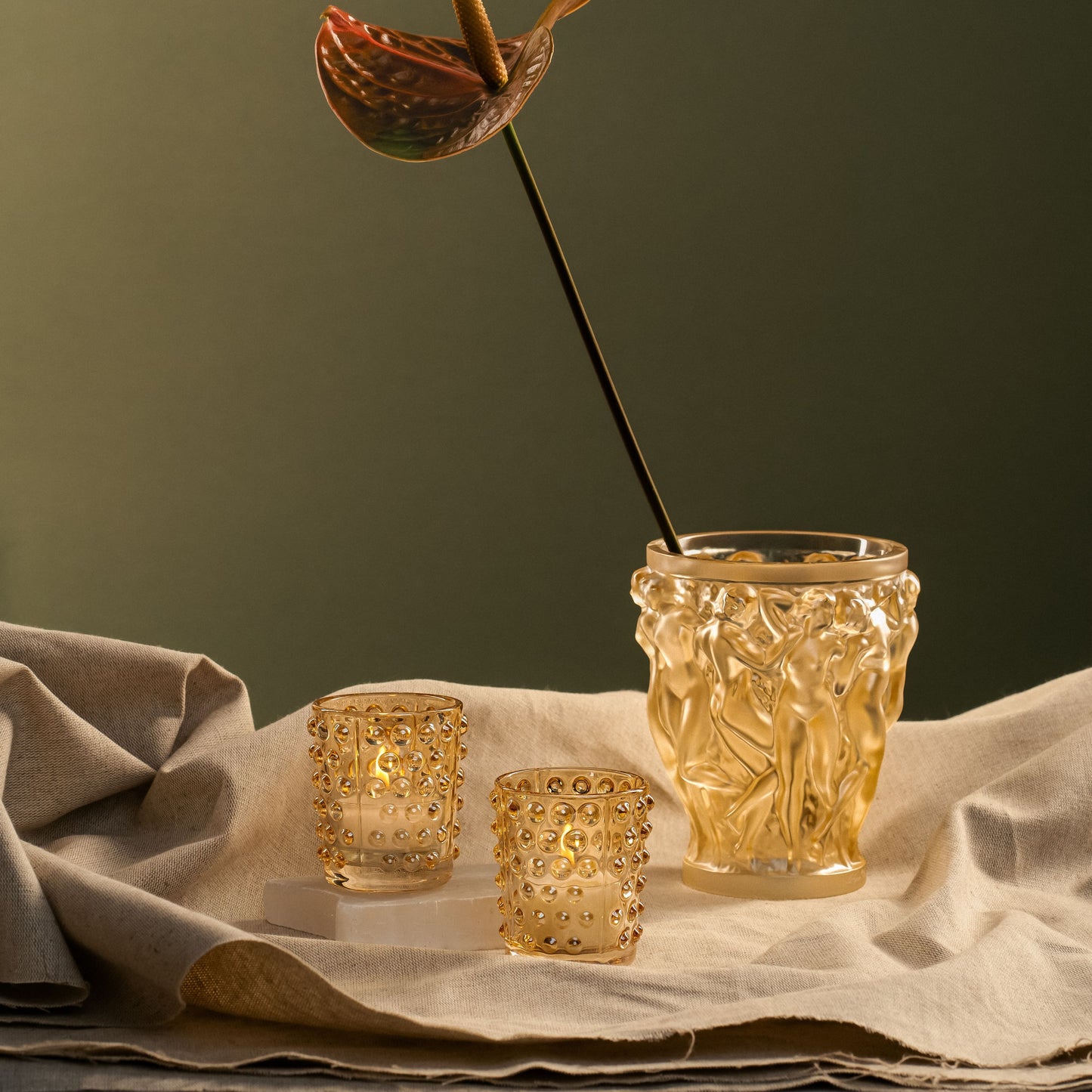 Set of 2 Mossi votives