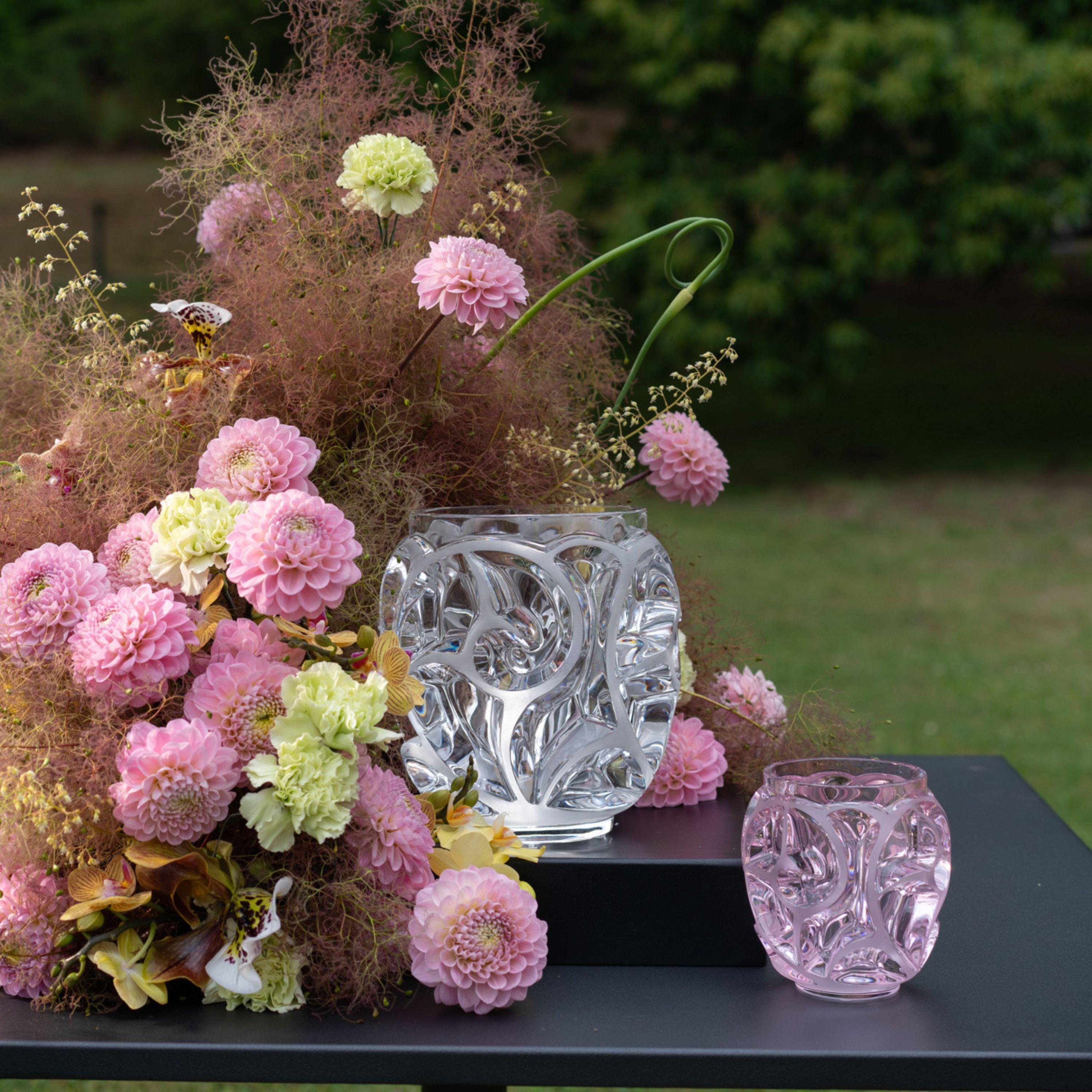 Tourbillons grand vase – Lalique France