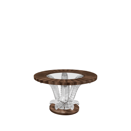 Table basse Cactus noyer petit modèle