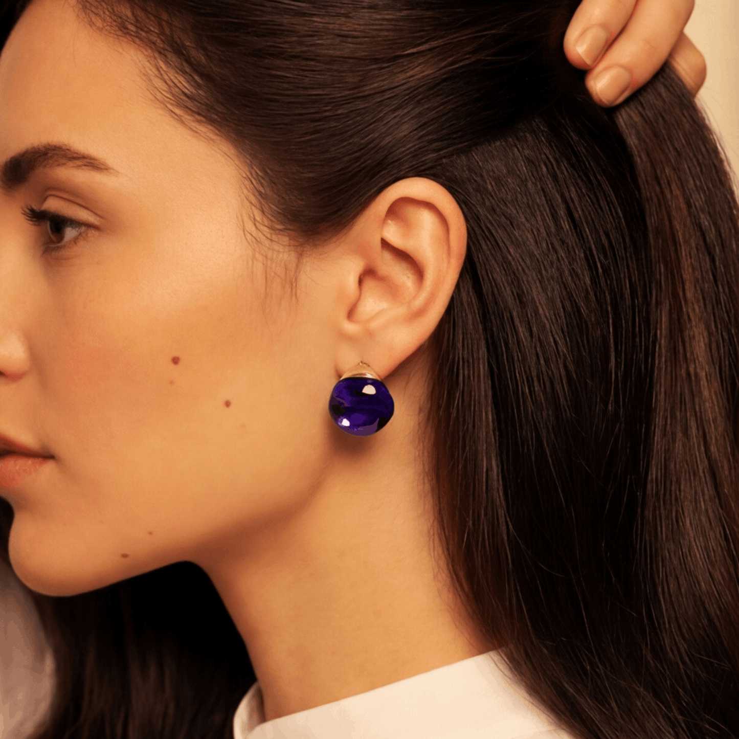 Cabochon earrings