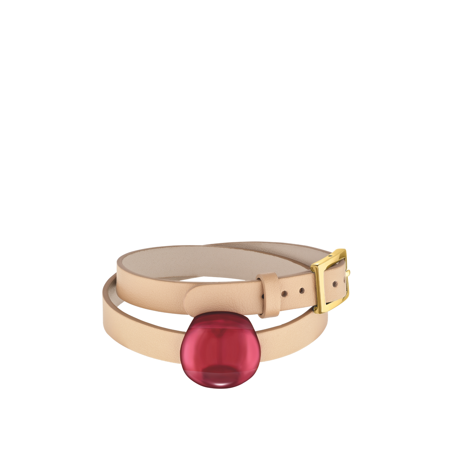Bracelet Cuir Cabochon