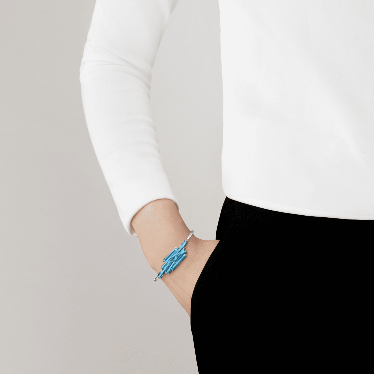 Bracelet jonc flexible Terramineral